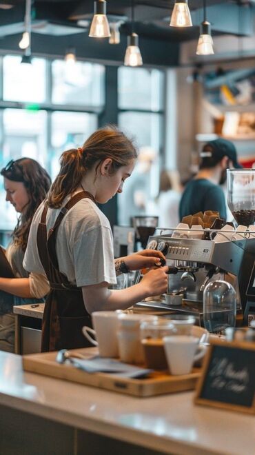 operator vakansiya 2019: Barista tələb olunur, Ayda 2 dəfə ödəniş, 18-29 yaş, 1 ildən az təcrübə