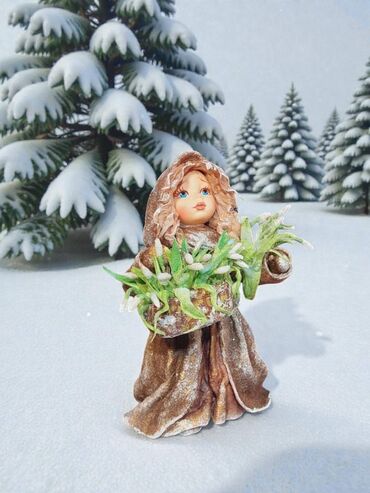 Другие товары для детей: ЭКСКЛЮЗИВ!!! Ёлочная игрушка,миниатюрная статутк и сувенир «Девочка с — 2