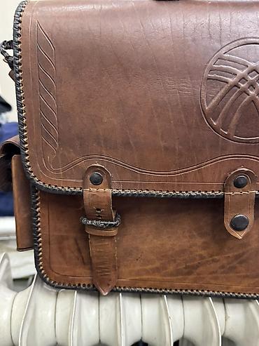 Портфели: Кожаный портфель ручной работы Кожа толстая 🐂, материал качественный — 5