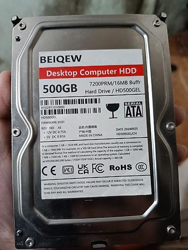 Daxili Sərt disk (HDD) 512 GB, 7200 RPM, 3.5", İşlənmiş