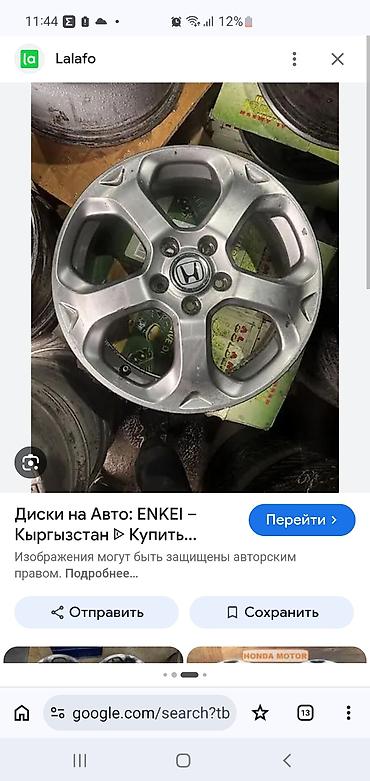 диска казан 17: Литые Диски R 17 Enkei, Комплект, отверстий - 5, Б/у — 4