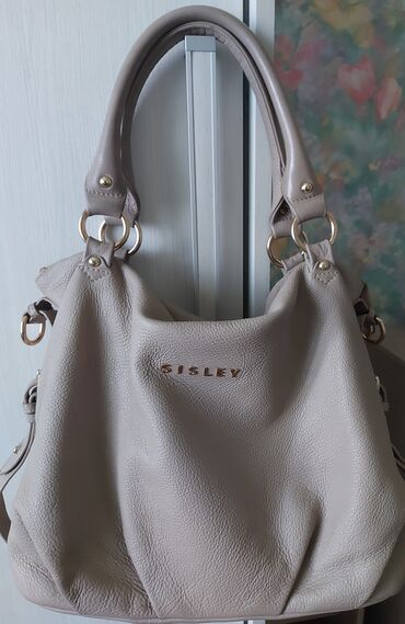 походная сумка: Сумка бренд "sisley" (франция) оригинал. Цвет ivory (слоновая кость)