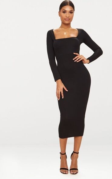 Haljine: 2XL, bоја - Crna, Koktel, klub, Dugih rukava na lalafo.rs — 9 Haljine: 2XL, bоја - Crna, Koktel, klub, Dugih rukava — 9