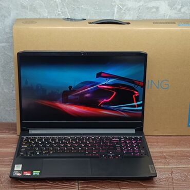 диск аниме: Ноутбук, Lenovo, 16 ГБ ОЭТ, AMD Ryzen 5, 15.6 ", Колдонулган, Оюндар үчүн, эс тутум SSD