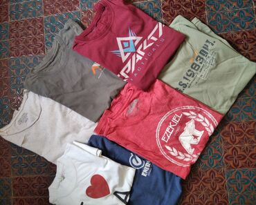 aplikator za sociva: Short sleeves T-shirt, M (EU 50), color - Multicolored, Cotton