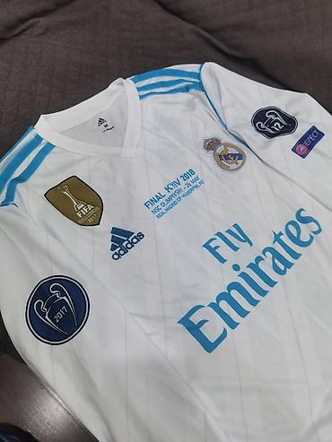 real madrid forma: Futbolka, Adidas, M, rəng - Ağ — 2