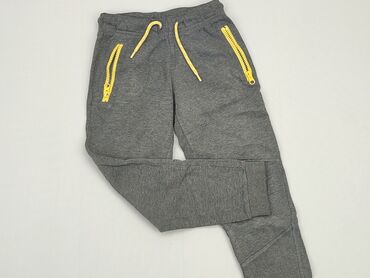 szerokie spodnie dla chłopca: Spodnie dresowe, Lupilu, 5-6 lat, 110/116, stan - Dobry