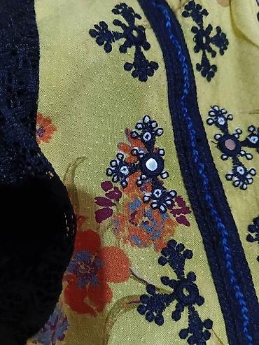 Ženska boho bluza sa vezom i čipkastim rukavima - Model: kratka bluza — 8