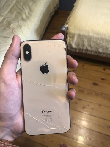 iphone xs ucuz: IPhone Xs, 64 GB, Qızılı, Face ID