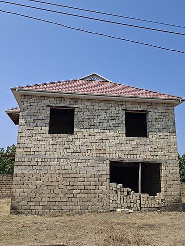 anaskində evlər: Satılır: 2 mərtəbəli daş ev karkası - Ölçü və plan: Düzbucaqlı — 4