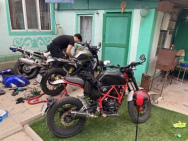 Мотоциклы: Мотоцикл в стиле scrambler / custom на базе Senke SK 250. Эффектный — 5