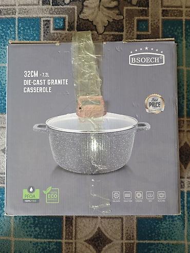fire maple: Кастрюля BSOECH Die-Cast Granite, 32 см (7,2 л) - Материал: литой — 1