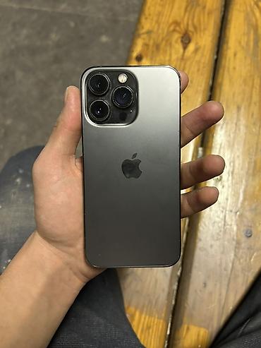 iph: IPhone 13 Pro, Б/у, 128 ГБ, Графит, Зарядное устройство, Кабель, 84 % — 1