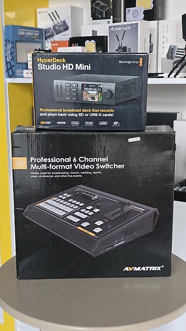 AVMATRIX Professional 6 Channel Multi-format Video Switcher +