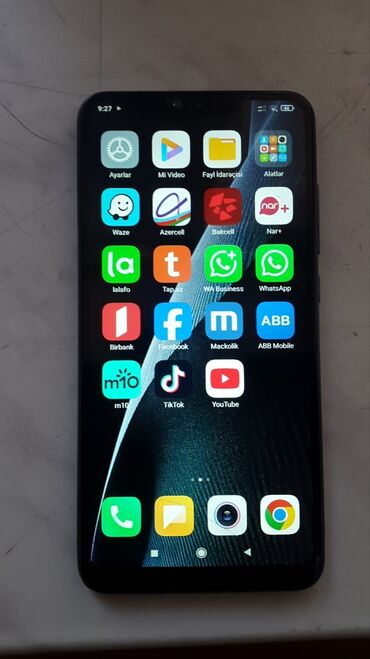 xiaomi note 9 2020: Xiaomi Mi 8 Lite, 64 GB, rəng - Göy, 
 Zəmanət, Sensor, Barmaq izi