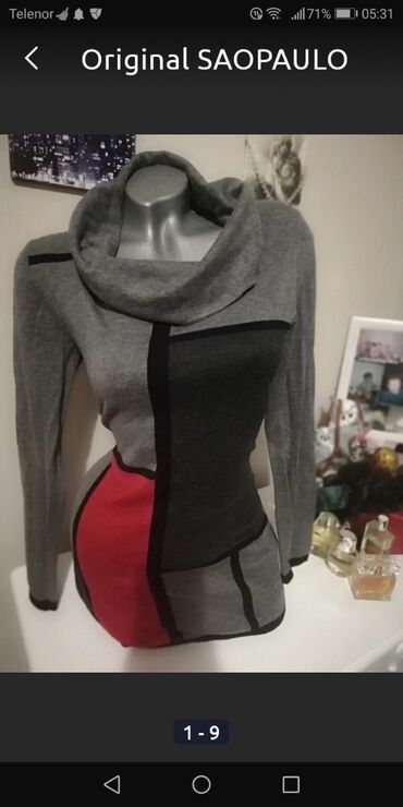 Haljine: Original SAOPAULO HALJINA TUNIKA KAO NOVA SAVRŠENA KVALITETNA — 8