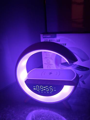 Audio: BT-3401 LED Wireless Speaker – çoxfunksiyalı masaüstü cihaz — 2