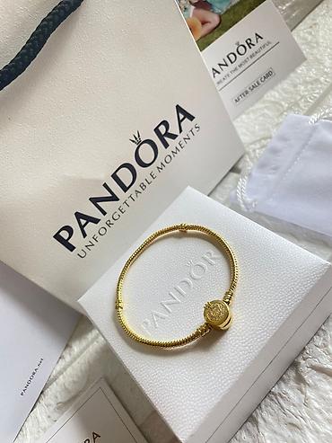 Narukvice: Pandora narukvica – klasična “snake chain” narukvica sa okruglom — 9