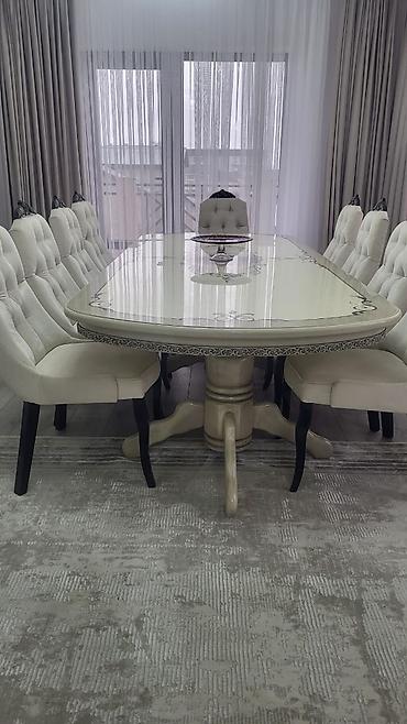 dinner table: Элегантный обеденный стол в классическом стиле. 3000х1200 Состав: - — 1