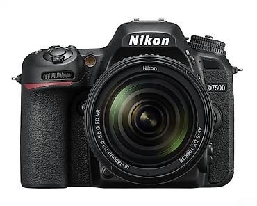 Elektronika: Fotoaparat Nikon D7500 + 18-140mm F/3.5-5.6G ED VR kit Bütün — 1
