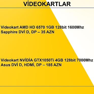 Videokartlar: Videokartlar ⭐Videokart AMD HD 6570 1GB 128bit 1600Mhz Sapphire DVİ D — 2