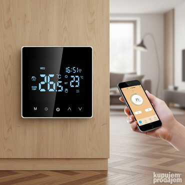 Oprema za grejanje: WiFi Termostat 16A za Električno i Podno Grejanje - Novo 🌡️🔥 — 1
