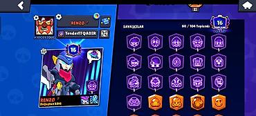 xari bulbul klonu: Brawl Stars hesabı – yüksək inkişaf etmiş profil və nadir skini-lər — 2