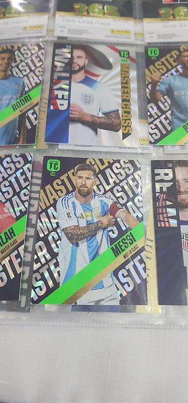 messi formaları: 5 eded cox ozel kartPanini futbol kolleksiya kartları – müxtəlif — 1