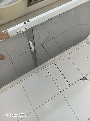 Jalüz qapılar: Qapı setka aliminum çərçivə daxilində. Uzunluğu 216sm eni 96 sm normal — 2
