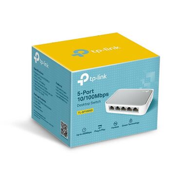 Жесткие диски, переносные винчестеры: Tp-link TL-SF1005D hub (хаб) Настольный коммутатор с 5 портами 100