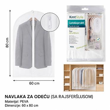 KMT PEVA navlaka za odelo sa patent zatvaračem 3283201 Praktična