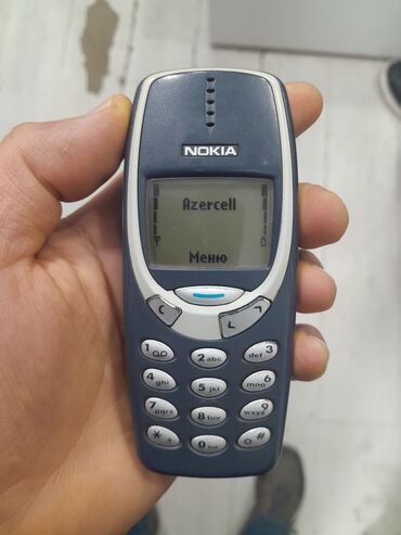 nokia n8: Nokia 3310, цвет - Синий, Кнопочный