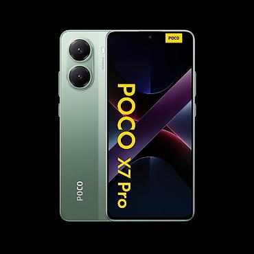 ми тв: Poco X7 Pro, Б/у, 256 ГБ, цвет - Зеленый, 1 SIM, 2 SIM, eSIM — 2