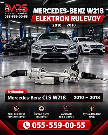 diffuzor: MERCEDES-BENZ CLS — C218 ELEKTRİK RULEVOY 🔧🚗 ƏSAS OEM / EEM — 1