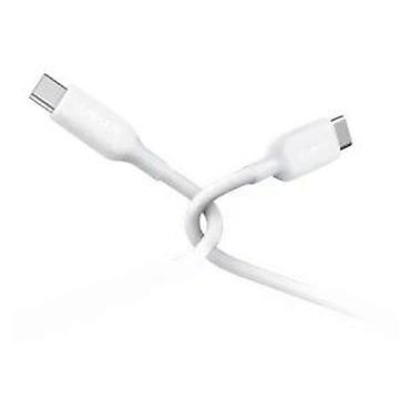 Kablovi za telefone: USB-C na USB-C kabl, bele boje - Konektori: USB Type-C (muški) na USB — 7