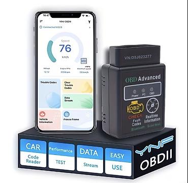 OBDII Bluetooth diaqnostika adapteri - Smartfon və planşetlərlə