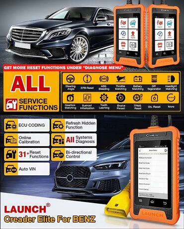 Alati za automobile: LAUNCH X-431 za Mercedes BENZ – profesionalni dijagnostički skener — 5