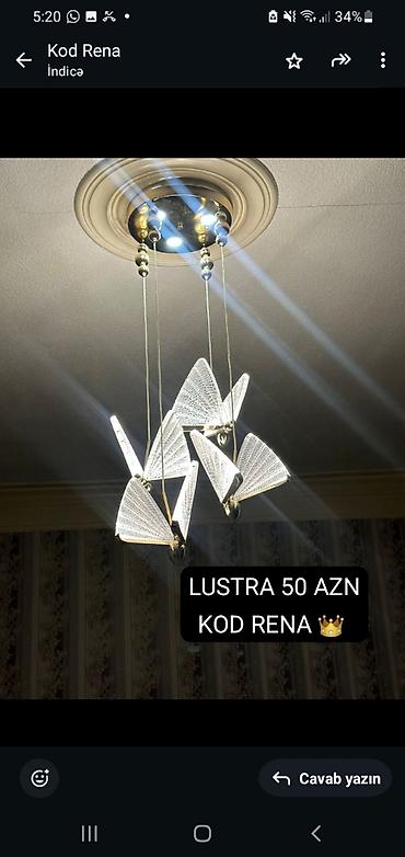 kabelər: Led Çılçıraq, 4 və daha çox lampa, Şüşə — 1