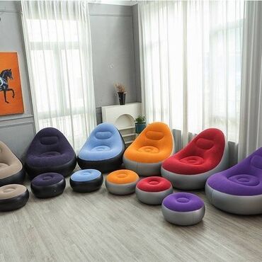 Digər mebel: 🪑 Ultra Rahat Şişmə Pufer – 5 rəng seçimi + Nasos hədiyyə! ✔️ 5