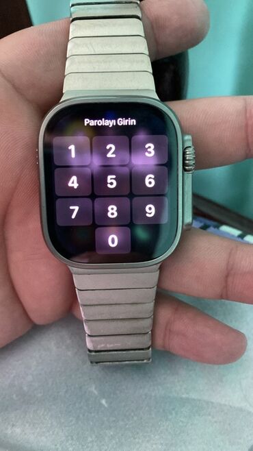 теке медовая паста: Yeni, Smart saat, Apple, Sensor ekran, rəng - Boz