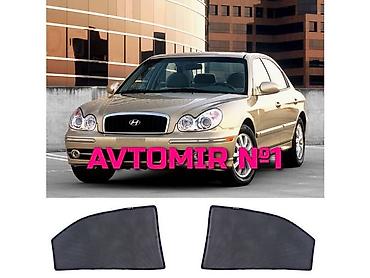 Aksesuarlar və tüninq: Hyundai Sonata 2001 ucun yan perdeler 🚙🚒 Ünvana və Bölgələrə ödənişli — 1