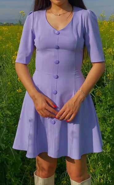 коктейльное платье с открытой спиной: Күнүмдүк көйнөк, Күз-жаз, Кыска модель, M (EU 38)