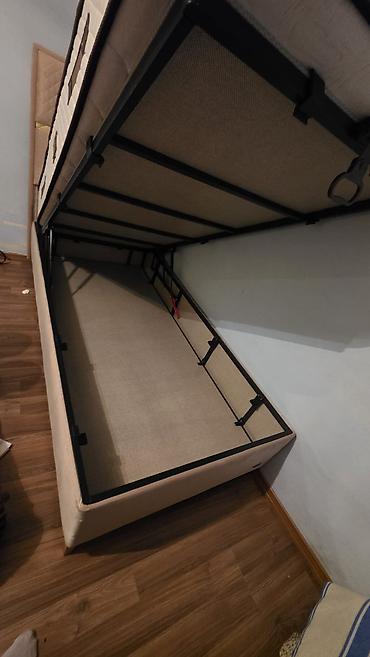 ucuz yataq: Yeni, Təknəfərlik çarpayı, Bazalı, Matras ilə, Siyirməsiz — 5