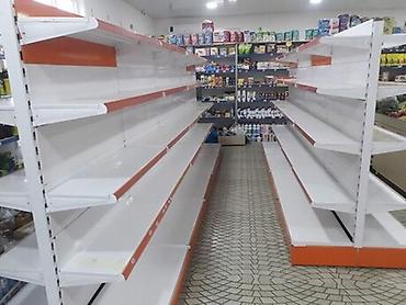 dekor ev: Mağaza/grocery üçün orta gondola rəf sistemi - Modul konstruksiya — 3
