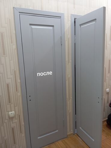 Ремонт, реставрация мебели: Услуга маляр покраска дверей рестобрация дверей установка дверей — 2