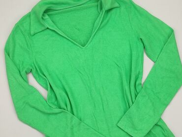 zielone bluzki eleganckie: Blouse, L (EU 40), condition - Very good