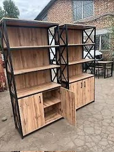 Офисные столы: Лофт‑мебель из металла и ЛДСП - Письменные/рабочие столы: 1) Стол с — 4