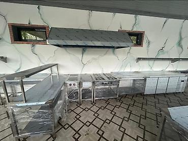 Kafe və restoranlar üçün paslanmaz mətbəx avadanlıqları komplekti