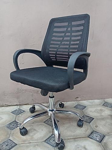 Ofis və oyun kresloları: İşlənmiş, Təkərli, Qolları tənzimlənir, Parça — 11