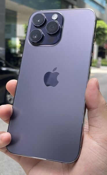 телефон iphone x: IPhone 14 Pro, Б/у, 256 ГБ, Deep Purple, Защитное стекло, Чехол, 86 %